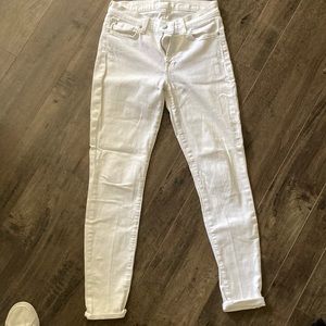 Seven for all mankind white jeans